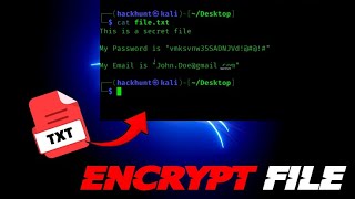 How Hackers Encrypt Files | Kali Linux 2025