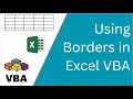 Using Borders in Excel VBA