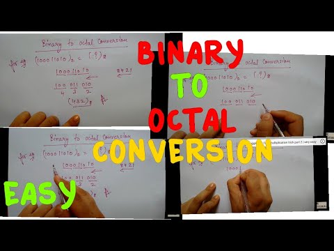 Binary To Octal Conversion Youtube