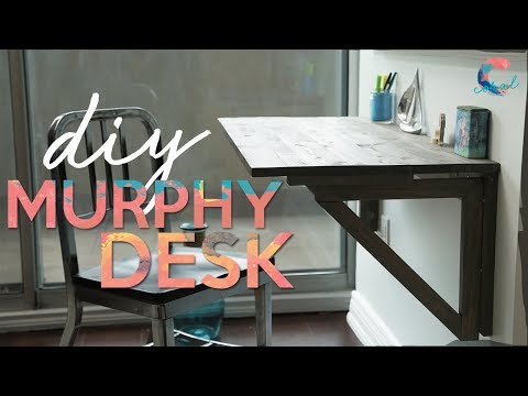 DIY Murphy Desk | Small Space Solutions DIY Murphy Desk | Small Space Solutions