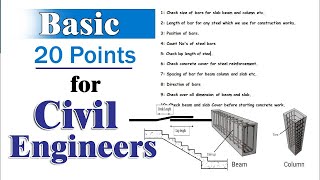 20 Basic Points for Fresh Civil Engineers