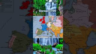 Europe 1700 #shorts #country #viral #trending #europe #fyp #geography #map #1700