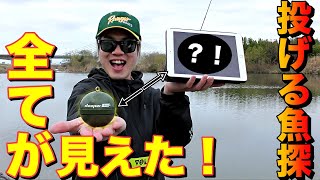 【淀川】城北ワンドを魚探掛け！投げる魚探で謎が解けた！2番ワンド編【解説】