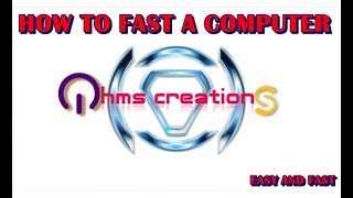 HOW TO MAKE  COMPUTER FASTER(4easysteps)