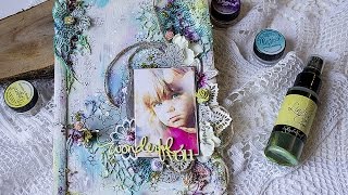 Mixed Media Photo Frame // Микс-медиа фоторамка. Мастер-класс.