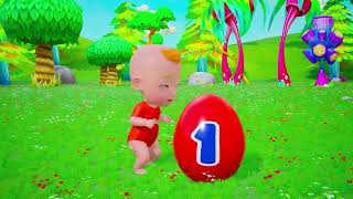 Surprise Egg Song | Ten In The Bed & Skip to My lou - Nursery Rhymes