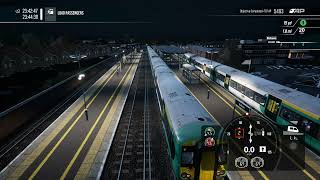 Train Sim World 5:  London Commuter:  23:29 Sutton to London Victoria.