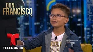 Don Francisco Te Invita | Talentoso niño le canta a Don Francisco | Entretenimiento