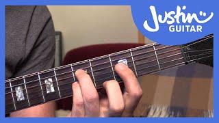 10 Basic Jazz Chords - Guitar Tutorials - JustinGuitar [JA-001]