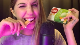 Melon \u0026 Cheese KitKat??? ASMR Novelty Mukbang \u0026 Unboxing ❤️