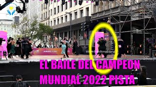 Ronda de los campeones mundiales PISTA Sebastian Bolivar, Cynthia Palacios Mundial de tango 2022