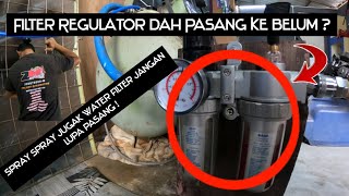 Macam Mana Cara Pasang Regulator Filter Air Compressor ?