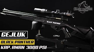 New !! Senapan Angin GEJLUK BLACK PANTHER OD 25 (KAPASITAS AMAN BISA 3000 PSI) Gear satu 1000++ FPS