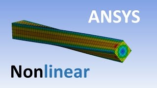 Ansys | Static Structural | How To Create Simple Nonlinear Analysis