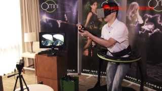 [HD] E3 Expo 2013 - We LIVE Demo the Virtuix Omni Virtual Reality Treadmill