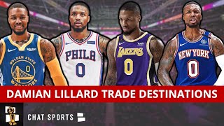 Damian Lillard Trade Request? Six Potential Destinations For Damian Lillard: Knicks, 76ers, Warriors