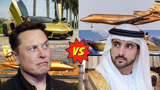 Elon Musk Vs Dubai Prince | Comparison | Cars Collection | Networth | Lifestyle | Story | Urdu|Hindi