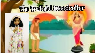 The Truthful Woodcutter| English Story Telling Competition| Moral Story for Kids| Honest Woodcutter