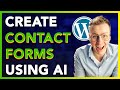 Build Custom Forms in WordPress FAST Using AI Prompts | 100% Free