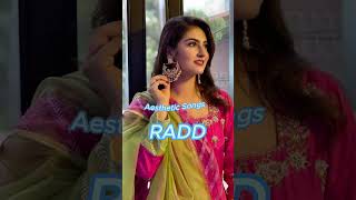 RADD - OST  Song Lyrics Asim Azhar Hiba Bukhari  Shehreyar Munawar |#shorts#foryou#aestheticsongs