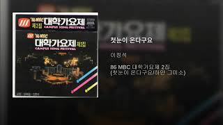 [ArtTrack] 이정석 - 첫눈이 온다구요(금상)