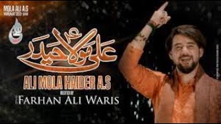 Ali Mola Haider | Manqabat 2023 | Farhan Ali Waris