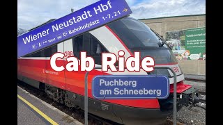 Cab Ride//Führerstandsmitfahrt Wr. Neustadt - Puchberg am Schneeberg mit  Desiro 5022