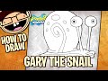 How to Draw GARY THE SNAIL (Spongebob Squarepants) | Narrated Step-by-Step Tutorial