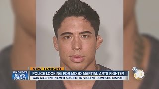 MMA fighter War Machine named as suspect in violent domestic dispute