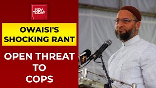 Asaduddin Owaisi's Shocking Rant To UP Cops At Kanpur Rally | Owaisi 'Hate' Speech