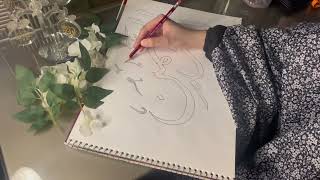 99 Names of Allah || Part 2 || al-rahaman|| || peace || simple pencil writing