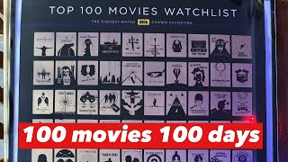 Let’s watch 100 movies in 100 days.