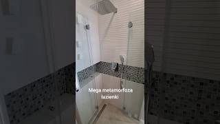 Mega metamorfoza łazienki 😁💪 #łazienka #tiling #płytki