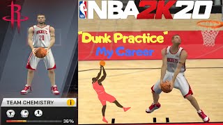 "Dunk Practice" My CAREER NBA2K20