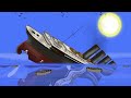 rms lusitania 🚢⚓ sinking flipaclip full film. animation.