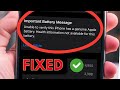 Fixed || unable to verify this iPhone has a genuine apple battery