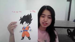 drawing Son Goten - Dragon Ball episode 2