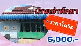 บ้านเช่าพัทยา ซอยเนินพลับหวาน ราคาโควิด เพียง 5,000 บาท เลี้ยงสัตว์ได้