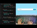 ASMR Programming - Coding Awesome Search Box - HTML CSS Only - No Talking
