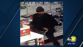 Visalia police search for K-Mart robbery suspect