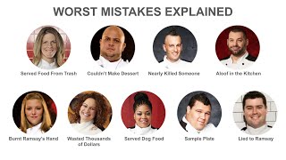 The Worst Mistakes In Hell's Kitchen Explained
