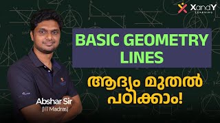 BASIC GEOMETRY LINES 📐 | ആദ്യം മുതൽ പഠിക്കാം #math #geometry