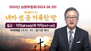 [2024년 심령부흥회] 이미(already)와 아직(not-yet)(마가복음 1:14-15)ㅣ엄기영 목사ㅣ2024.08.29(목)