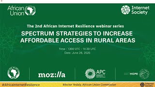 Africa Internet Resilience 2 'Shared Spectrum Strategies to Increase Affordable Access in Rural...