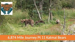 6874 Mile Journey - Pt 11 Katmai Bears - Crossing North America on Motorcycles