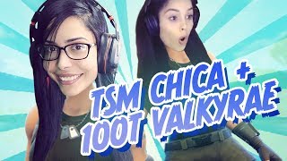 Practice Duos Tourney with TSM CHICA! - Valkyrae Fortnite