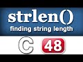strlen String Length Function in C Programming Language Video Tutorial