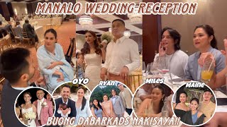 Manalo Wedding Reception lahat ng dabarkads nakisaya go na go ang bagong kasal Jose at Gene