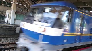 【貨物列車】【通過シーン】11：48通過 近江八幡駅にて