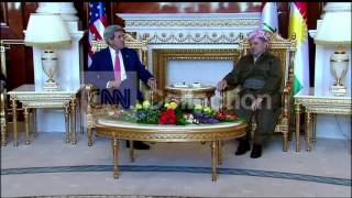 IRAQ: KERRY MEETS WITH BARZANI